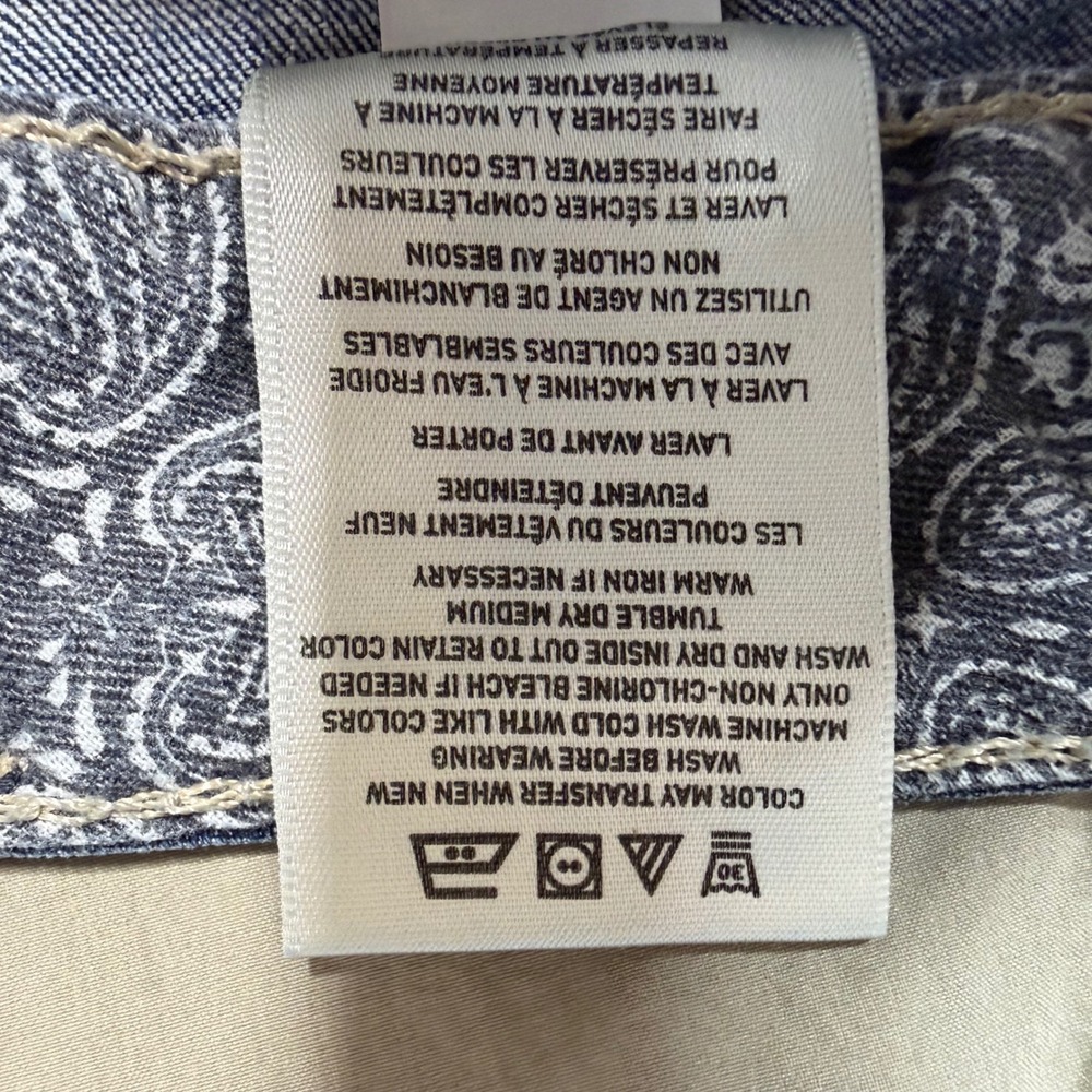 Ariat REAL Denim Jeans Womens 31L Blue Tulip Bootcut Embroidered Western - Picture 5 of 9